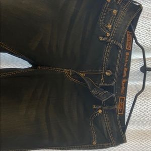 Rock revival bling skinny, dark wash 28R